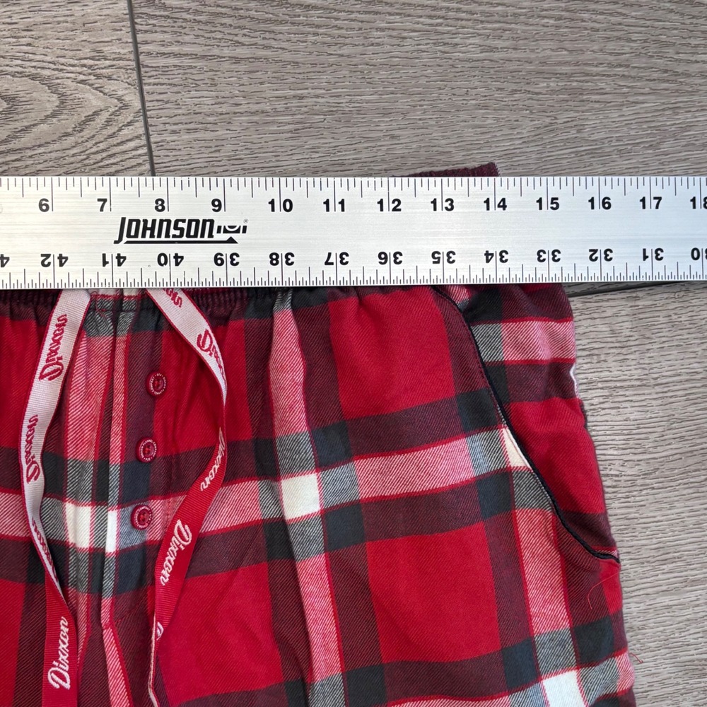 Dixxon Flannel Co Pajama Pants Mens Medium Red Plaid Jogger Lounge Sleepwear - Picture 5 of 8